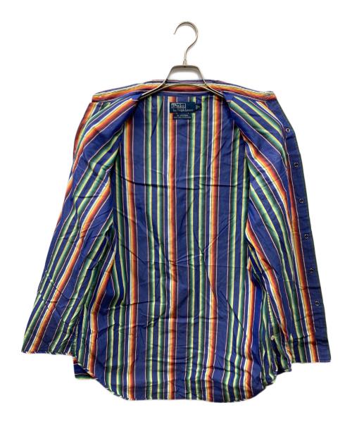 POLO RALPH LAUREN（ポロ・ラルフローレン）POLO RALPH LAUREN (ポロ・ラルフローレン) 90S RL WESTERN ウエスタンシャツ ネイビー サイズ:Mの古着・服飾アイテム