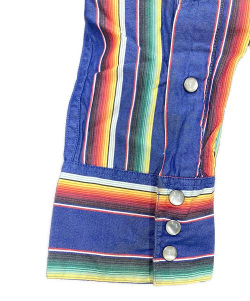 POLO RALPH LAUREN（ポロ・ラルフローレン）POLO RALPH LAUREN (ポロ・ラルフローレン) 90S RL WESTERN ウエスタンシャツ ネイビー サイズ:Mの古着・服飾アイテム