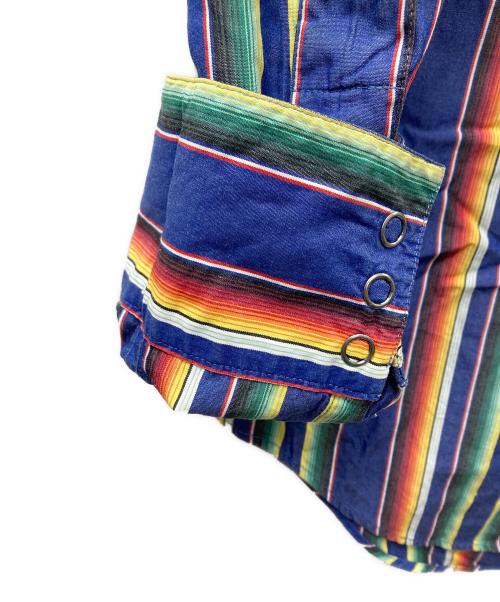 POLO RALPH LAUREN（ポロ・ラルフローレン）POLO RALPH LAUREN (ポロ・ラルフローレン) 90S RL WESTERN ウエスタンシャツ ネイビー サイズ:Mの古着・服飾アイテム