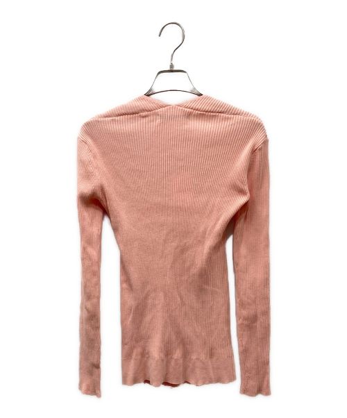 TSURU by MARIKO OIKAWA（ツルバイマリコオイカワ）TSURU by MARIKO OIKAWA (ツルバイマリコオイカワ) リブニット ピンク サイズ:FREEの古着・服飾アイテム