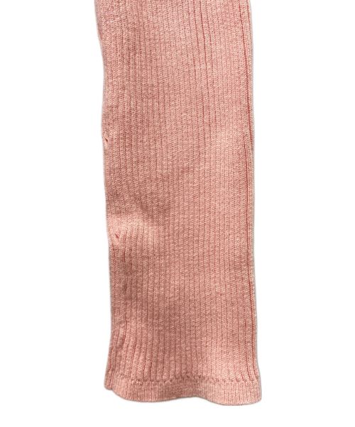 TSURU by MARIKO OIKAWA（ツルバイマリコオイカワ）TSURU by MARIKO OIKAWA (ツルバイマリコオイカワ) リブニット ピンク サイズ:FREEの古着・服飾アイテム
