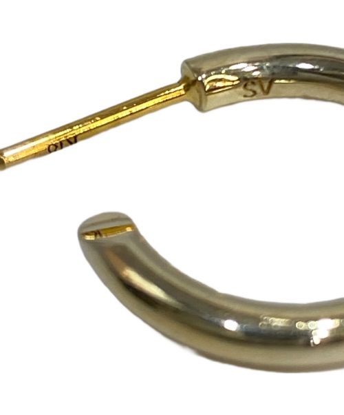 CAREERING（キャリアリング）CAREERING (キャリアリング) フープピアス ゴールドの古着・服飾アイテム