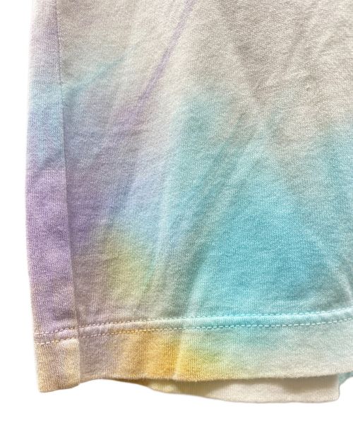 CELINE（セリーヌ）CELINE (セリーヌ) タイダイ染めスタッズロゴTシャツ マルチカラー サイズ:XSの古着・服飾アイテム