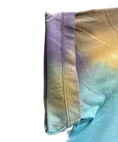 CELINE（セリーヌ）CELINE (セリーヌ) タイダイ染めスタッズロゴTシャツ マルチカラー サイズ:XSの古着・服飾アイテム