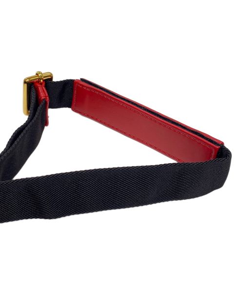 MARNI（マルニ）MARNI (マルニ) ウエストバッグ レッド×ベージュの古着・服飾アイテム