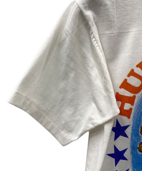 HULA BOWL（フラボウル）HULA BOWL (フラボウル) Sport ware (スポーツウェア) 80'sプリントTシャツ ホワイト サイズ:M 〔38-40〕の古着・服飾アイテム