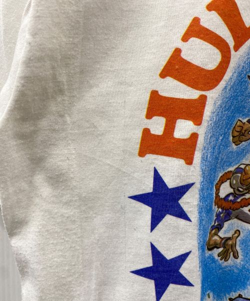 HULA BOWL（フラボウル）HULA BOWL (フラボウル) Sport ware (スポーツウェア) 80'sプリントTシャツ ホワイト サイズ:M 〔38-40〕の古着・服飾アイテム