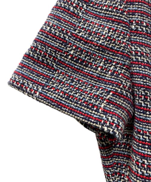 maje（マージュ）maje (マージュ) ツイードミニワンピース レッド サイズ:１の古着・服飾アイテム