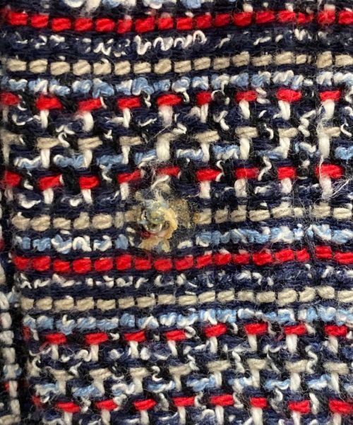 maje（マージュ）maje (マージュ) ツイードミニワンピース レッド サイズ:１の古着・服飾アイテム