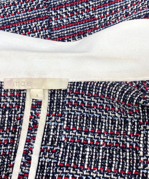 maje（マージュ）maje (マージュ) ツイードミニワンピース レッド サイズ:１の古着・服飾アイテム
