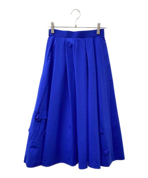 CELFORD（セルフォード）CELFORD (セルフォード) オーナメントフラワースカート ブルー サイズ:36の古着・服飾アイテム