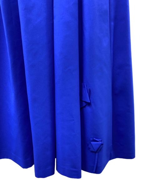 CELFORD（セルフォード）CELFORD (セルフォード) オーナメントフラワースカート ブルー サイズ:36の古着・服飾アイテム