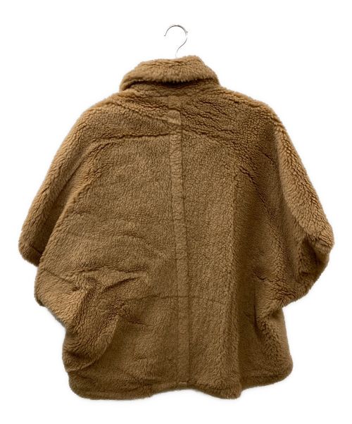 MaxMara（マックスマーラ）MaxMara (マックスマーラ) Cape Teddy  テディベアケープ コート ブラウン サイズ:サイズ標記無しの古着・服飾アイテム