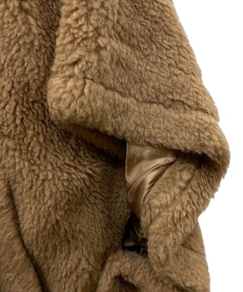 MaxMara（マックスマーラ）MaxMara (マックスマーラ) Cape Teddy  テディベアケープ コート ブラウン サイズ:サイズ標記無しの古着・服飾アイテム