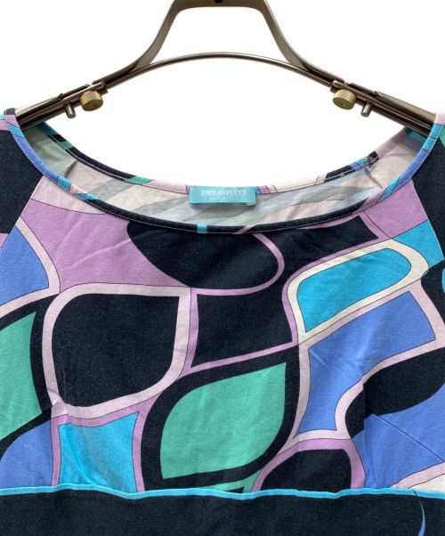 Emilio Pucci（エミリオ プッチ）Emilio Pucci (エミリオ プッチ) 総柄ワンピース マルチカラー サイズ:不明の古着・服飾アイテム