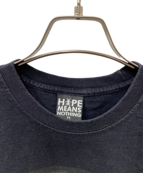 HYPE MEANS NOTHING（ハイプミーンズナッシング）HYPE MEANS NOTHING (ハイプミーンズナッシング) プリントTシャツ ブラック サイズ:Mの古着・服飾アイテム