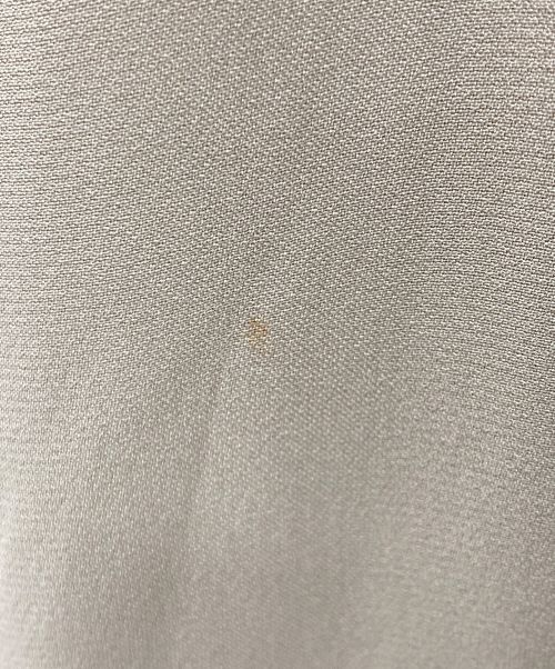 YOKO CHAN（ヨーコチャン）YOKO CHAN (ヨーコチャン) ノースリーブワンピース ブラウン×ホワイト サイズ:40の古着・服飾アイテム