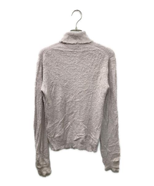 ISSEY MIYAKE（イッセイミヤケ）ISSEY MIYAKE (イッセイミヤケ) 90S レーヨンナイロン混 シャギータートルネックニット ピンク サイズ:Mの古着・服飾アイテム