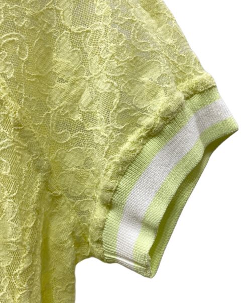 ALEXANDER WANG. T（アレキサンダーワン）ALEXANDER WANG. T (アレキサンダーワン) シアーカットワークブラウス イエロー サイズ:XSの古着・服飾アイテム