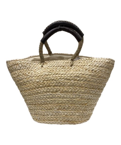 DEAN&DELUCA（ディーンアンドデルーカ）DEAN&DELUCA (ディーンアンドデルーカ) BEAMS COUTURE (ビームス クチュール) コラボカゴバッグ ベージュの古着・服飾アイテム