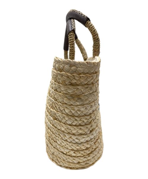 DEAN&DELUCA（ディーンアンドデルーカ）DEAN&DELUCA (ディーンアンドデルーカ) BEAMS COUTURE (ビームス クチュール) コラボカゴバッグ ベージュの古着・服飾アイテム