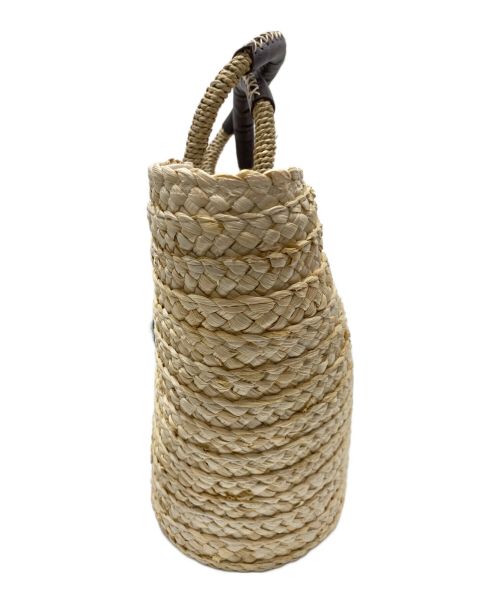 DEAN&DELUCA（ディーンアンドデルーカ）DEAN&DELUCA (ディーンアンドデルーカ) BEAMS COUTURE (ビームス クチュール) コラボカゴバッグ ベージュの古着・服飾アイテム