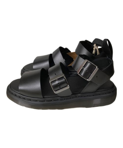 Dr.Martens（ドクターマーチン）Dr.Martens (ドクターマーチン) GRYPHON STRAP SANDAL グリフォン レザーストラップサンダル ブラック サイズ:UK7の古着・服飾アイテム