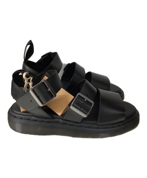 Dr.Martens（ドクターマーチン）Dr.Martens (ドクターマーチン) GRYPHON STRAP SANDAL グリフォン レザーストラップサンダル ブラック サイズ:UK7の古着・服飾アイテム