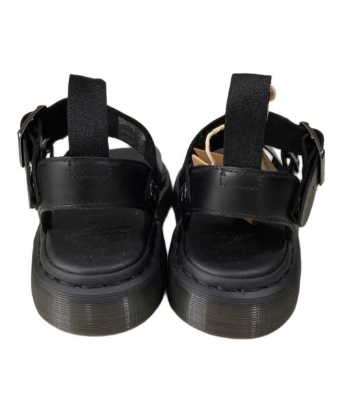 Dr.Martens（ドクターマーチン）Dr.Martens (ドクターマーチン) GRYPHON STRAP SANDAL グリフォン レザーストラップサンダル ブラック サイズ:UK7の古着・服飾アイテム