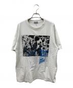 C.Eシーイー）の古着「プリントTシャツ」｜ホワイト×ブルー