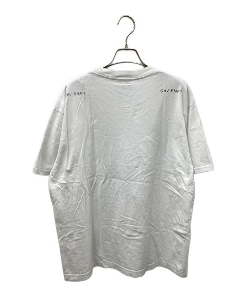 C.E（シーイー）C.E (シーイー キャブエンプト) プリントTシャツ ホワイト×ブルー サイズ:Lの古着・服飾アイテム