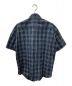 Mr.Gentleman (ミスタージェントルマン) レイヤードチェックシャツ ネイビー×グリーン サイズ:S：3000円