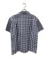 HONEY FITZ (ハニーフィッツ) チェックオープンカラーシャツ ネイビー×ホワイト サイズ:L：5000円