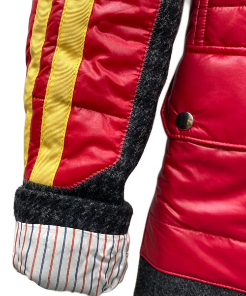 COMME des GARCONS JUNYA WATANABE MAN（コム デ ギャルソン ジュンヤ ワタナベ マン）COMME des GARCONS JUNYA WATANABE MAN (コム デ ギャルソン ジュンヤ ワタナベ マン) 切替中綿テーラードジャケット レーシングジャケット グレー×レッド サイズ:XSの古着・服飾アイテム