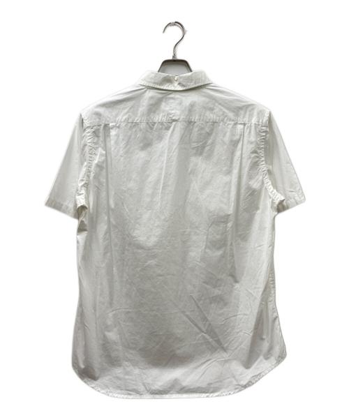 stussy（ステューシー）stussy (ステューシー) ロゴボタン シャツ ホワイト サイズ:Lの古着・服飾アイテム