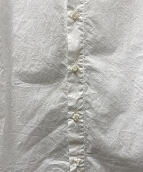 stussy（ステューシー）stussy (ステューシー) ロゴボタン シャツ ホワイト サイズ:Lの古着・服飾アイテム