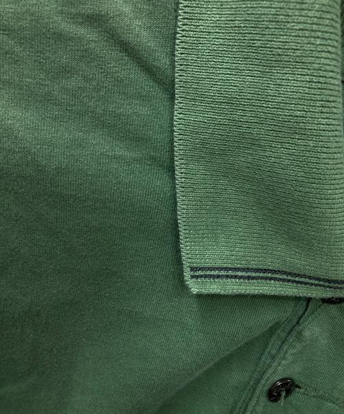 STONE ISLAND（ストーンアイランド）STONE ISLAND (ストーンアイランド) ロゴプリントポロシャツ グリーン サイズ:XLの古着・服飾アイテム