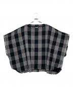 TAKAHIROMIYASHITA TheSoloIst.タカヒロミヤシタ ザソロイスト）の古着「poncho shirt」｜ブラック×グレー