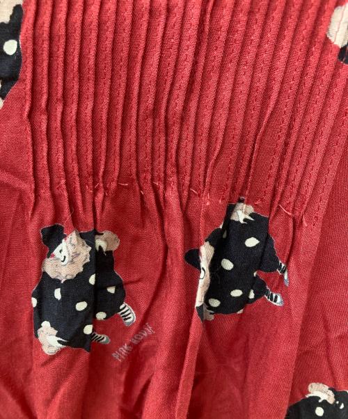 PINK HOUSE（ピンクハウス）PINK HOUSE (ピンクハウス) ブラウスワンピース レッド サイズ:Freeの古着・服飾アイテム