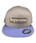 Supreme (シュプリーム) 23AW Championships Box Logo キャップ ベージュ×ブルー サイズ:7 3/4：7000円