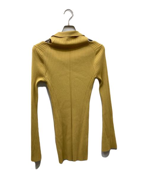 PRANK PROJECT（プランクプロジェクト）PRANK PROJECT (プランクプロジェクト) ショルダースリットニットシャツ Shoulder Slit Knit Shirt イエロー サイズ:Freeの古着・服飾アイテム