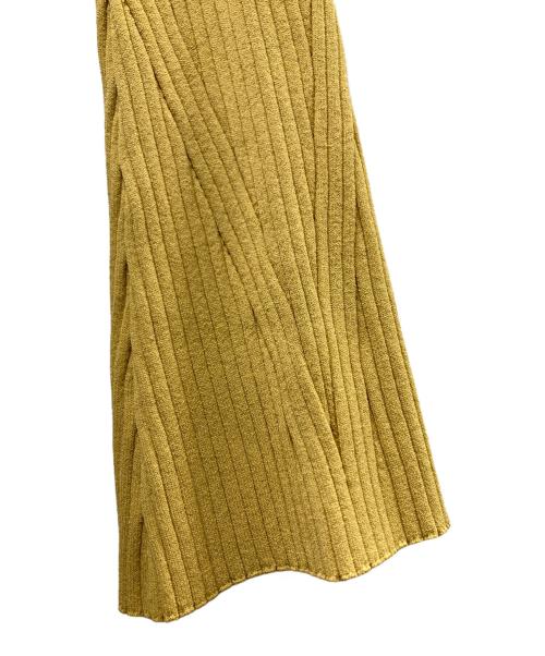 PRANK PROJECT（プランクプロジェクト）PRANK PROJECT (プランクプロジェクト) ショルダースリットニットシャツ Shoulder Slit Knit Shirt イエロー サイズ:Freeの古着・服飾アイテム