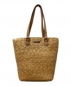 BURBERRY BLUE LABELバーバリーロンドンブルーレーベル）の古着「カゴバッグ」｜ベージュ