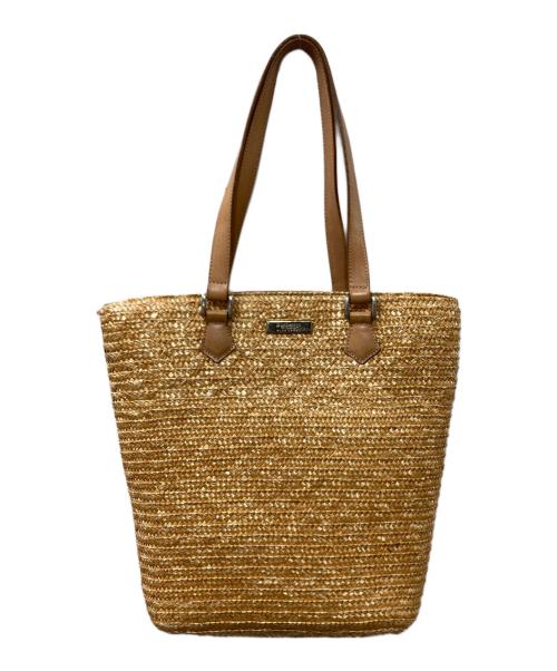 BURBERRY BLUE LABEL（バーバリーロンドンブルーレーベル）BURBERRY BLUE LABEL (バーバリーロンドンブルーレーベル) カゴバッグ ベージュの古着・服飾アイテム