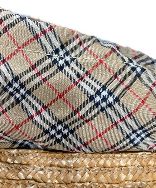 BURBERRY BLUE LABEL（バーバリーロンドンブルーレーベル）BURBERRY BLUE LABEL (バーバリーロンドンブルーレーベル) カゴバッグ ベージュの古着・服飾アイテム