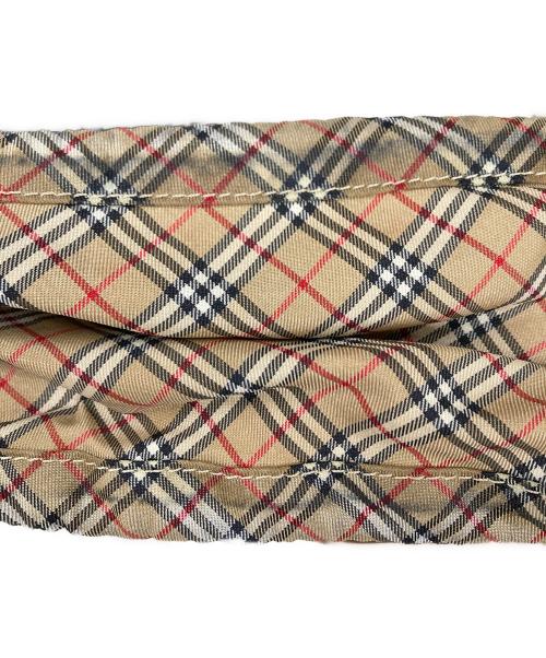 BURBERRY BLUE LABEL（バーバリーロンドンブルーレーベル）BURBERRY BLUE LABEL (バーバリーロンドンブルーレーベル) カゴバッグ ベージュの古着・服飾アイテム