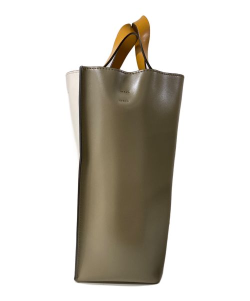 MARNI（マルニ）MARNI (マルニ) MUSEO TOTE BAG アイボリー×グレーの古着・服飾アイテム