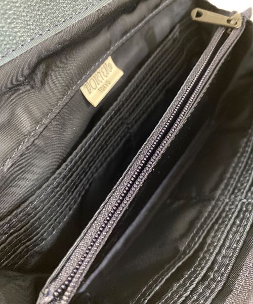 PORTER（ポーター）PORTER (ポーター) petite robe noire (プティローブノアー) コラボ長財布 シルバーの古着・服飾アイテム