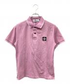STONE ISLANDストーンアイランド）の古着「スリムフィットポロシャツ」｜ピンク