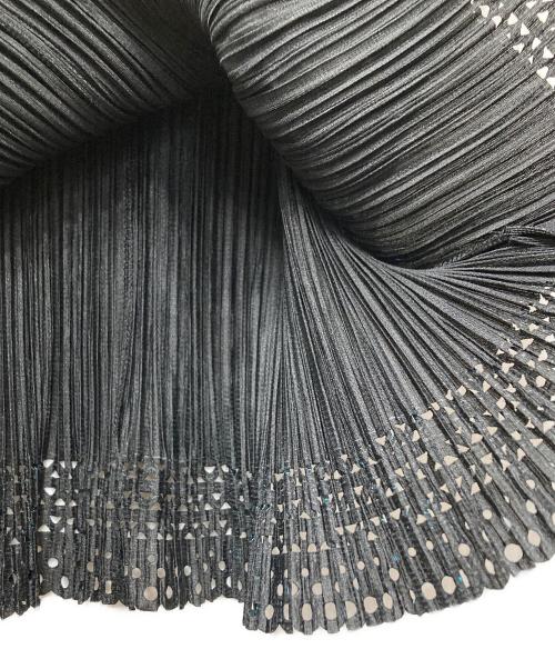 PLEATS PLEASE（プリーツプリーズ）PLEATS PLEASE (プリーツプリーズ) プリーツブラウス カットソー ブラック サイズ:3の古着・服飾アイテム